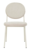 Click to swap image: &lt;strong&gt;Laylah Loop Dining Chair-Wheat/Almond Milk&lt;/strong&gt;&lt;br&gt;Dimensions: W460 x D580 x H820mm